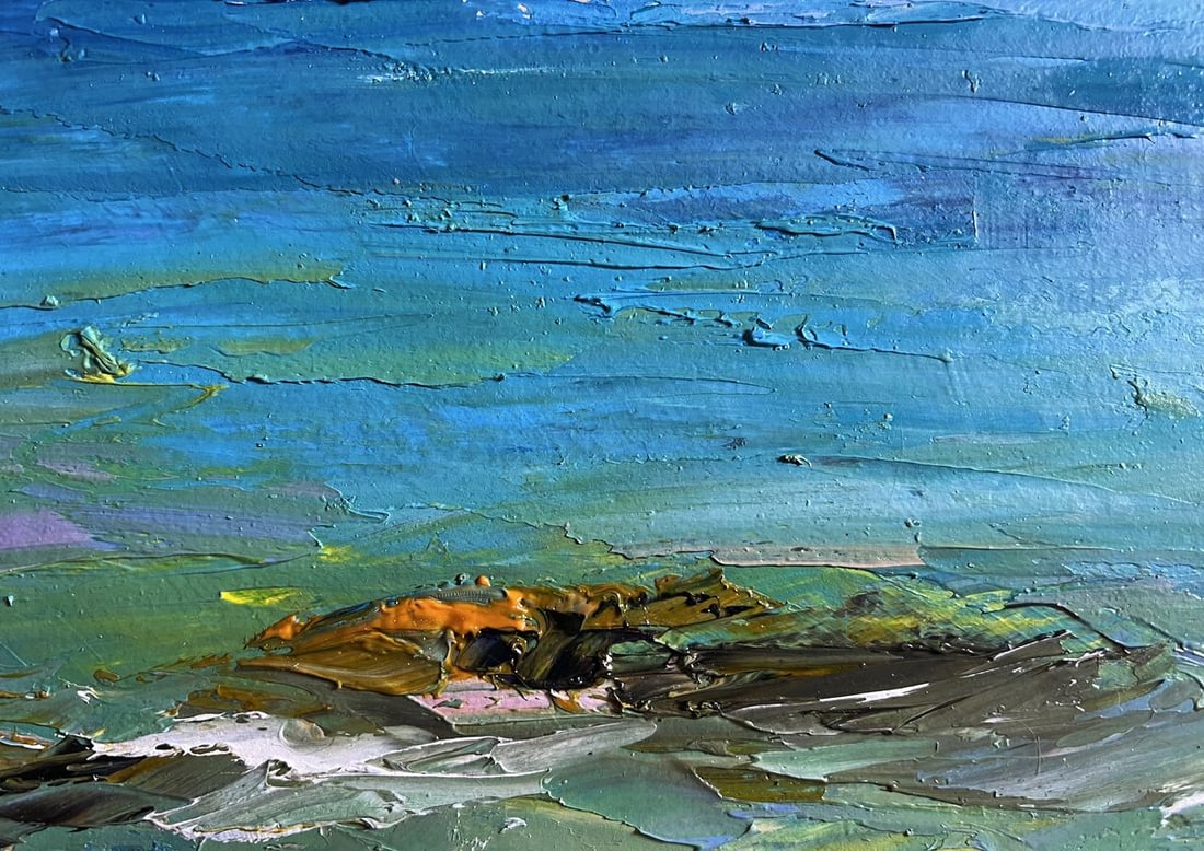 Oil painting Sea and mountains Boris Serdyuk - 7