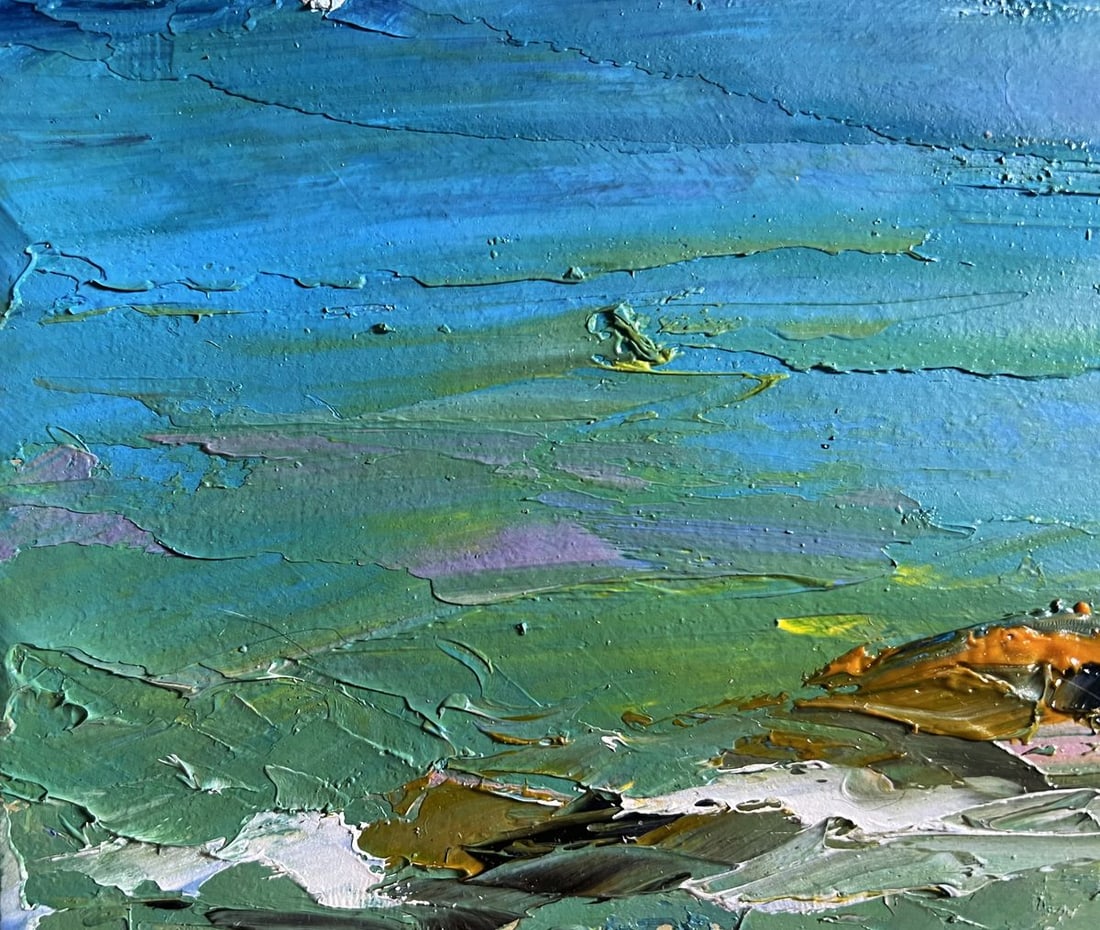 Oil painting Sea and mountains Boris Serdyuk - 8