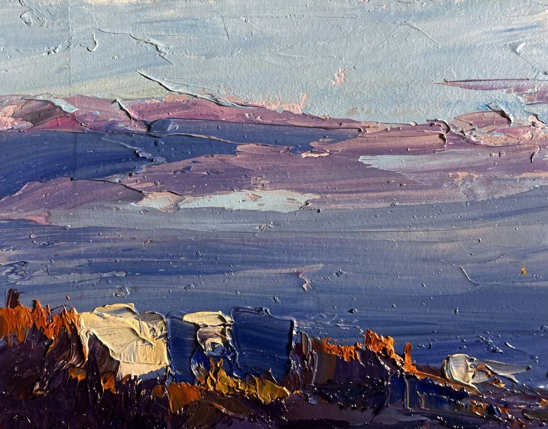 Oil painting On the sea coast Boris Serdyuk - 4