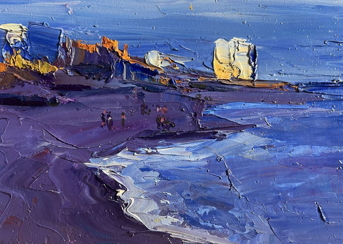 Oil painting On the sea coast Boris Serdyuk - 7