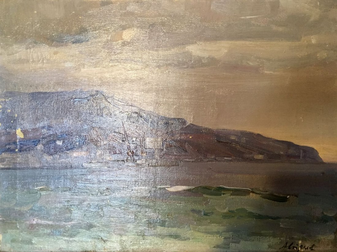 Oil painting Baltic Sea Strelov Arkady Efimovich: No. GS 2 *** ABOUT THIS PAINTING *** * TITLE: "Baltic Sea" * ARTISTS: Strelov Arkady Efimovich * SIZE: 44,5x59,5cm/'17,51x23,42 inches' * MEDIUM: oil, canvas * HAND PAINTED: Original painting from