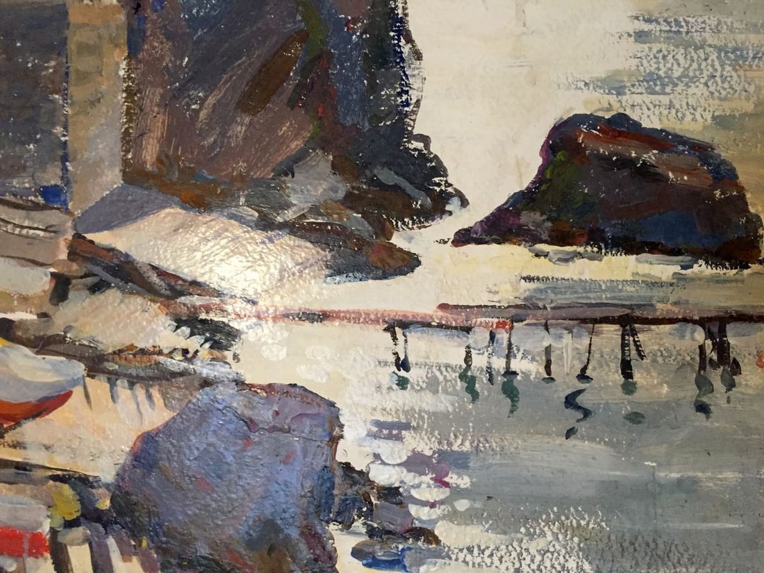 Oil painting It's a nasty day - 4