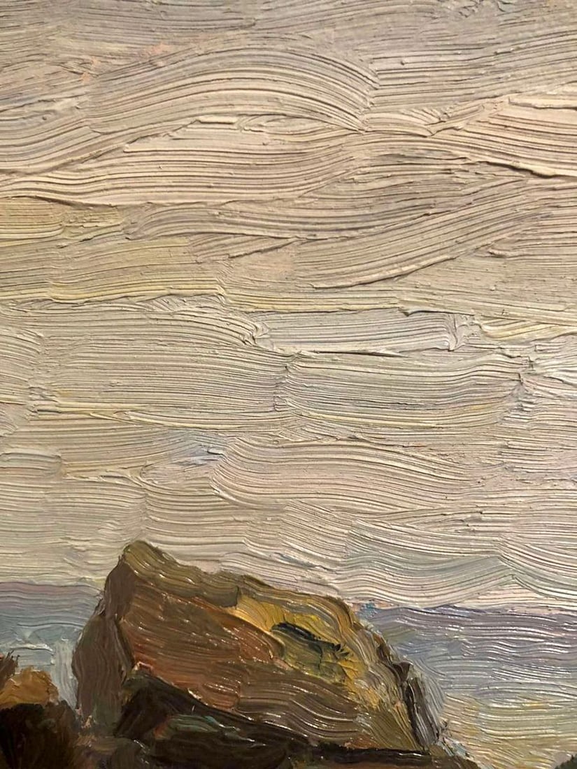 Oil painting Rocky coast Tsyganova - 4