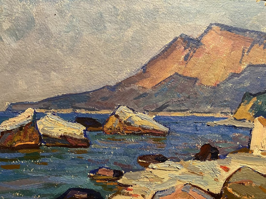 Oil painting Sea shore Grigoriy Ruban - 4