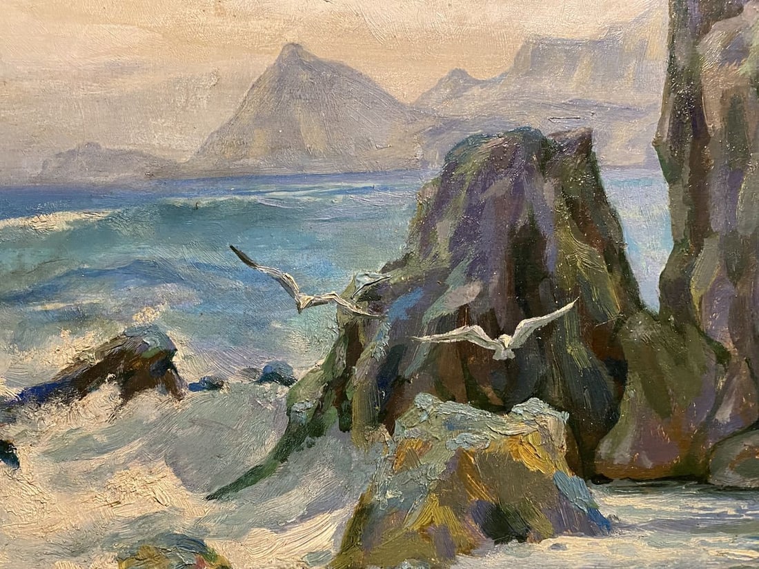 Oil painting Gurzuf K. P. Inzavicius - 2