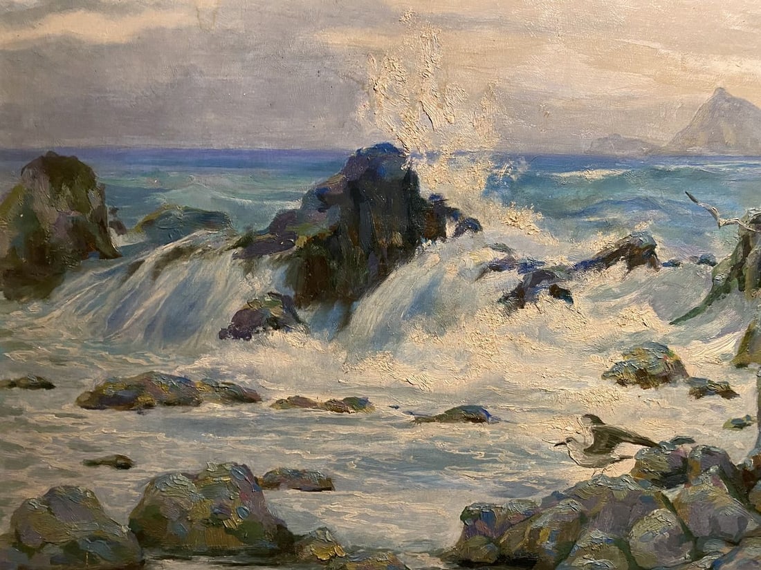 Oil painting Gurzuf K. P. Inzavicius - 4
