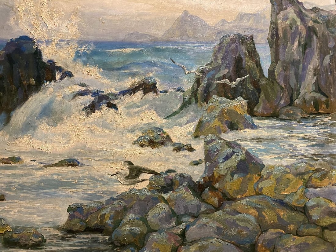 Oil painting Gurzuf K. P. Inzavicius - 5