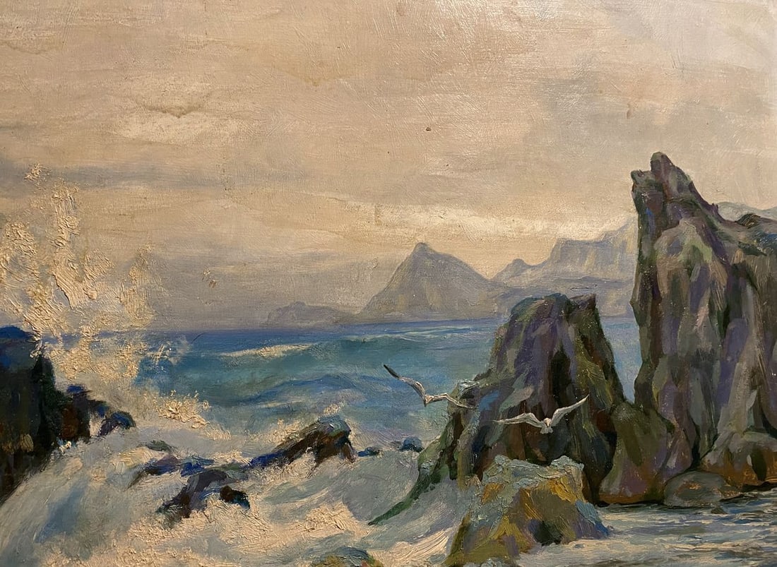 Oil painting Gurzuf K. P. Inzavicius - 6