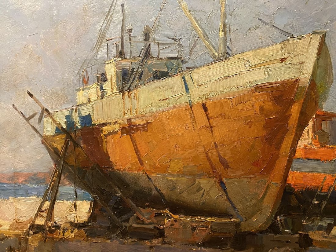 Oil painting On the shore Osipov Alexander - 2