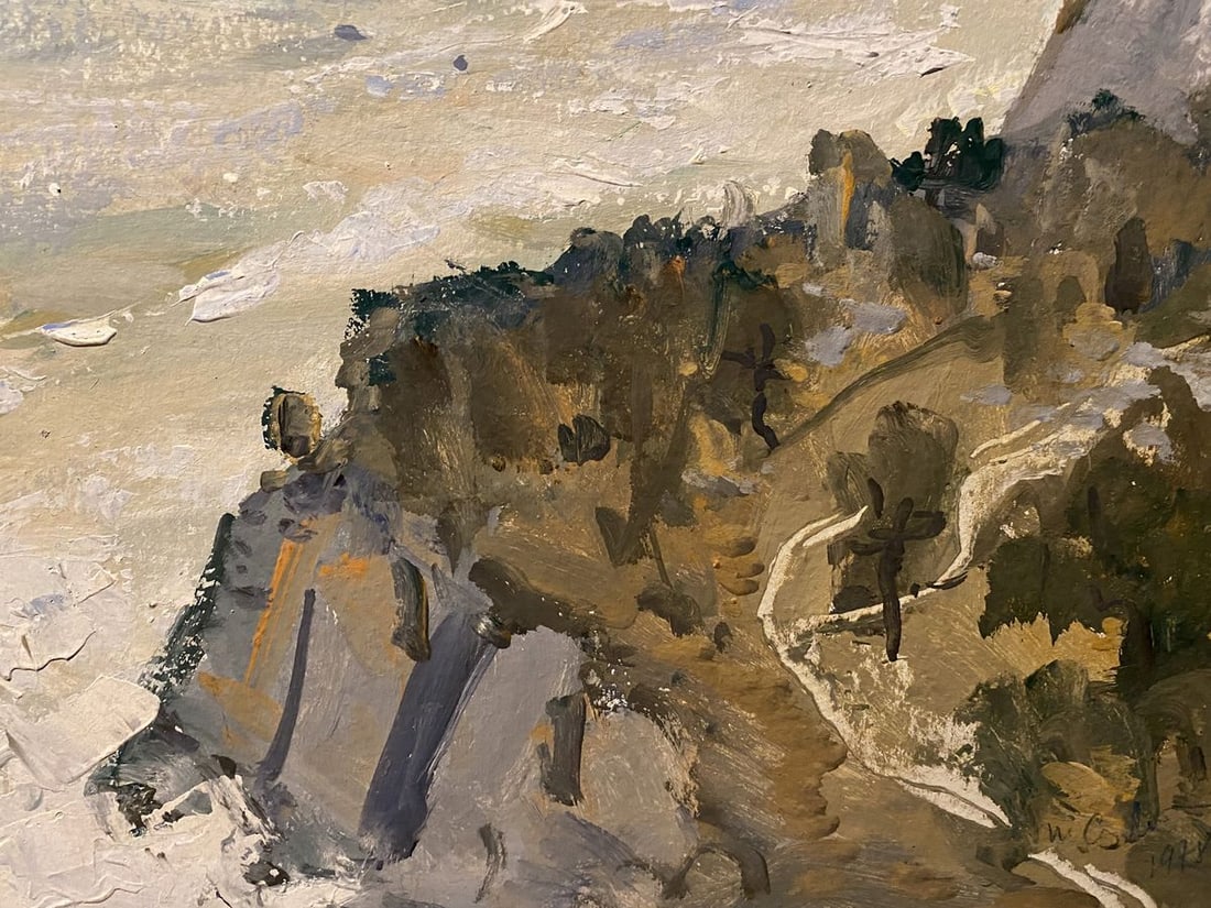 Oil painting Sea shore Petro Sulymenko - 4