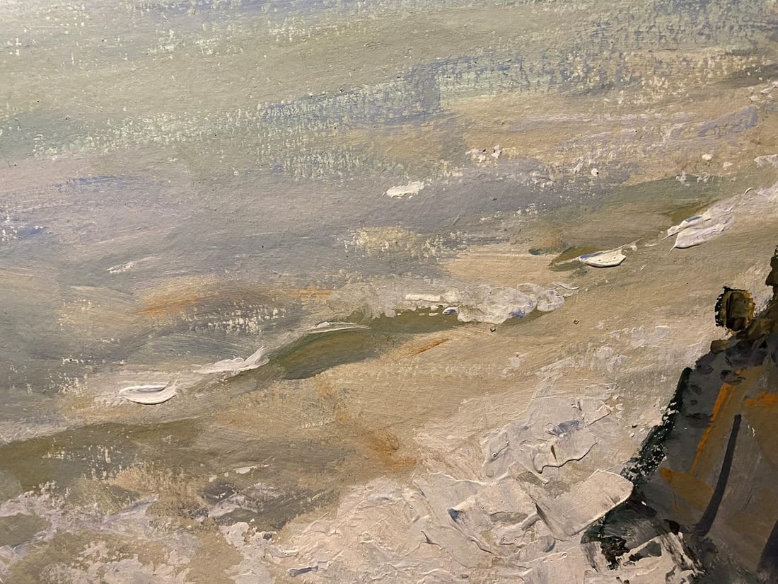 Oil painting Sea shore Petro Sulymenko - 5