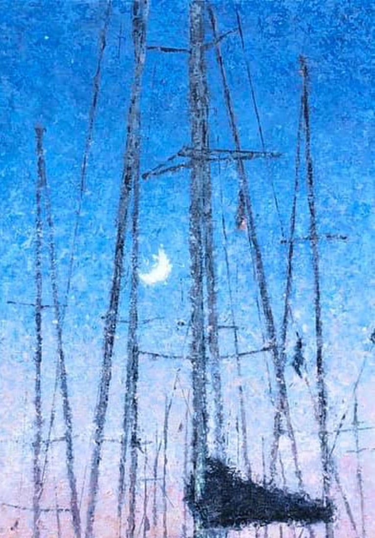 Oil painting In the cobweb mast Procach Olesia - 3