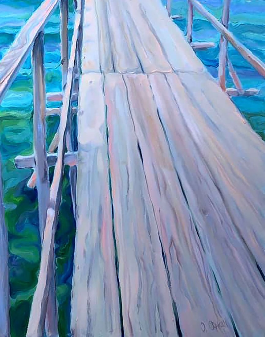 Oil painting The prospect of rest Procach Olesia - 5