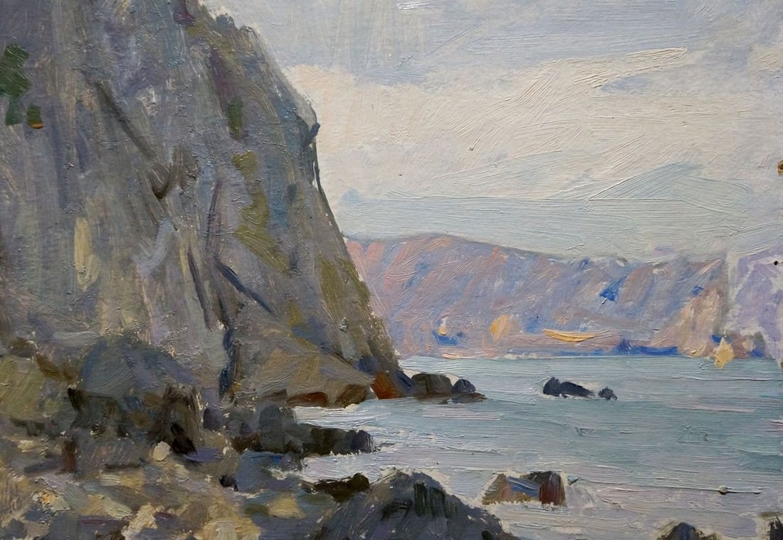 Oil painting Rocky coast Bakaev Sergey Ivanovich - 3