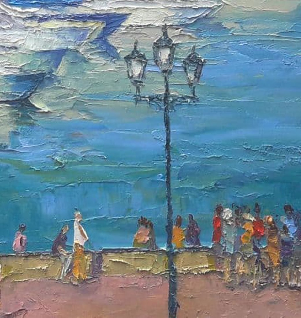 Oil painting Odessa Yachts Serdyuk Boris Petrovich - 10