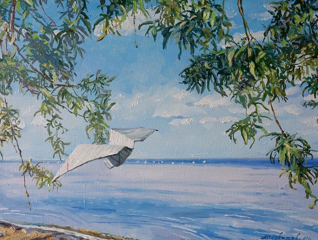 Oil painting Weekend by the sea Varvarov Anatoly Viktorovich: No. Varv 11 *** ABOUT THIS PAINTING *** * TITLE: "Weekend by the sea" * ARTISTS: Varvarov Anatoly Viktorovich * SIZE: 35x45 cm/'13.77x17.71 inches' * MEDIUM: oil, canvas * HAND PAINTED: Original