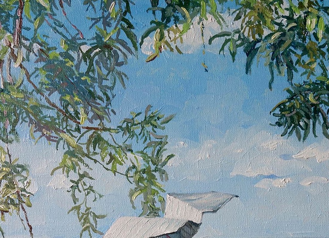 Oil painting Weekend by the sea Varvarov Anatoly Viktorovich - 2