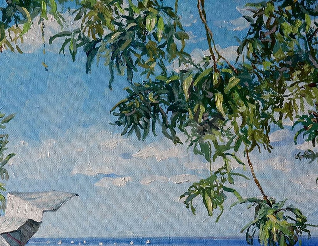 Oil painting Weekend by the sea Varvarov Anatoly Viktorovich - 3