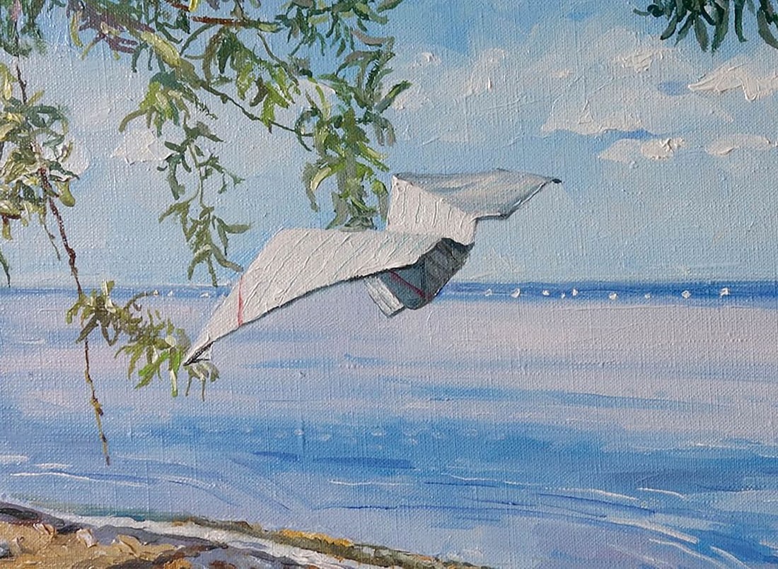 Oil painting Weekend by the sea Varvarov Anatoly Viktorovich - 4