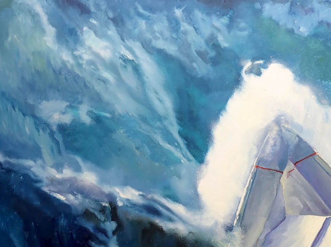 Oil painting Storm Varvarov Anatoly Viktorovich - 2