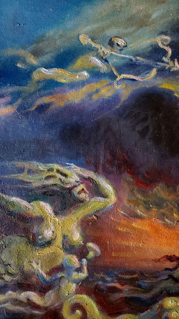 Oil painting The Temptation of St. Anthony Litvinov Daniil Olegovich - 6