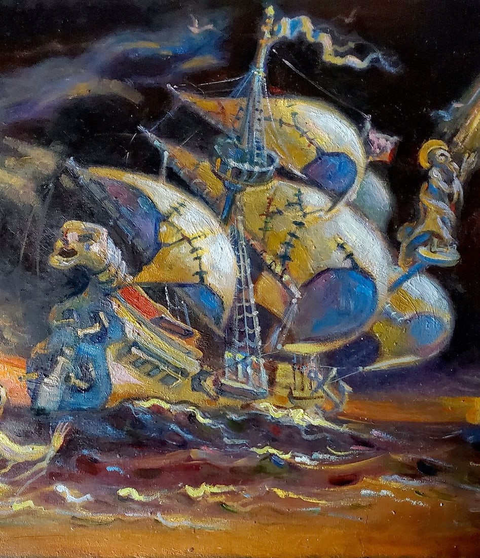 Oil painting The Temptation of St. Anthony Litvinov Daniil Olegovich - 8