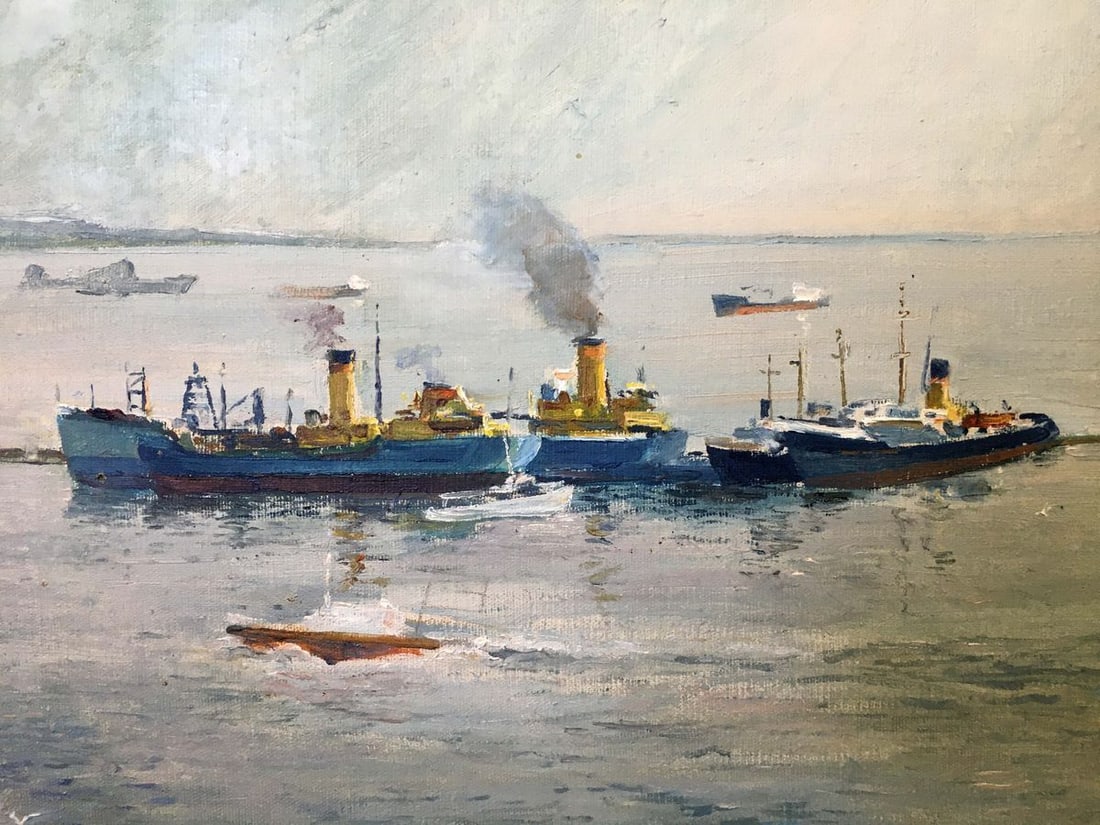 Oil painting In the sea Svyatoslav Petrovich Skorobogatov - 3