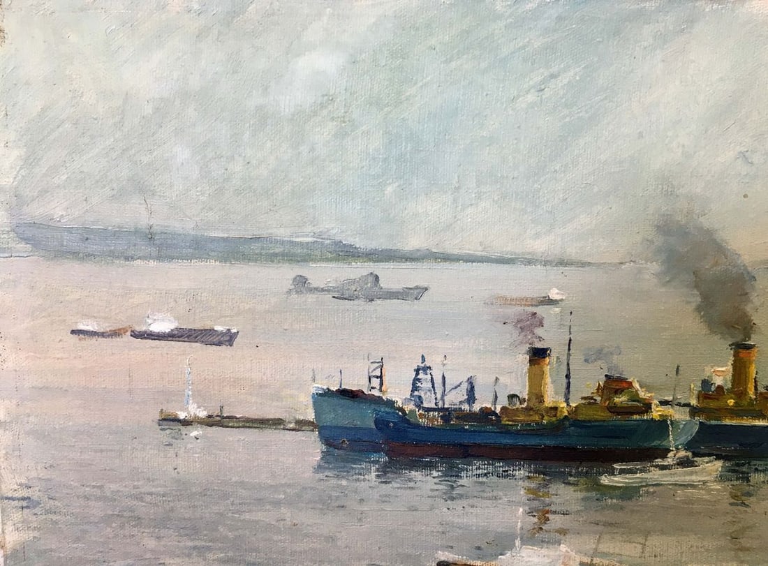 Oil painting In the sea Svyatoslav Petrovich Skorobogatov - 4