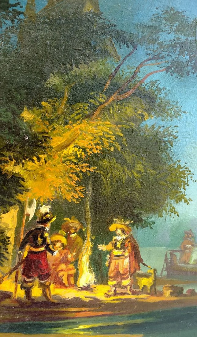 Oil painting Moonlight night Alexander Arkadievich Litvinov - 4