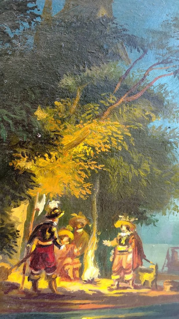 Oil painting Moonlight night Alexander Arkadievich Litvinov - 5
