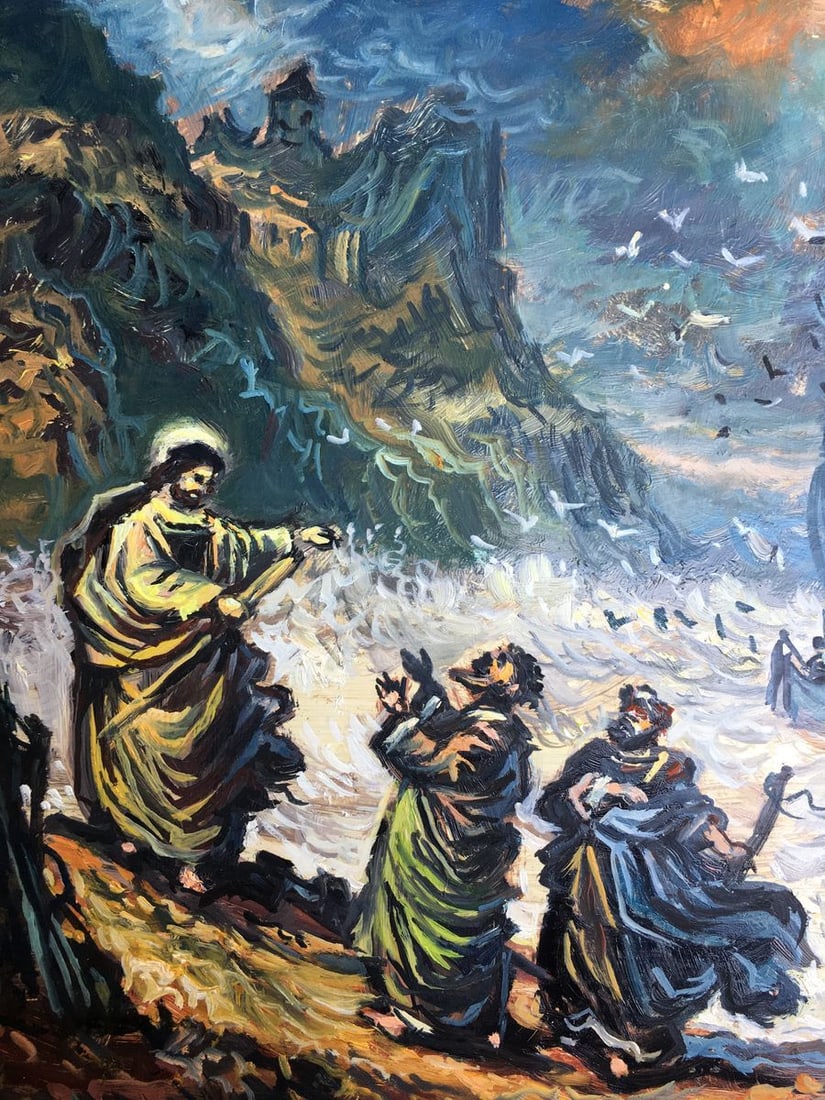 Oil painting Angels saviors Alexander Arkadievich Litvinov - 3