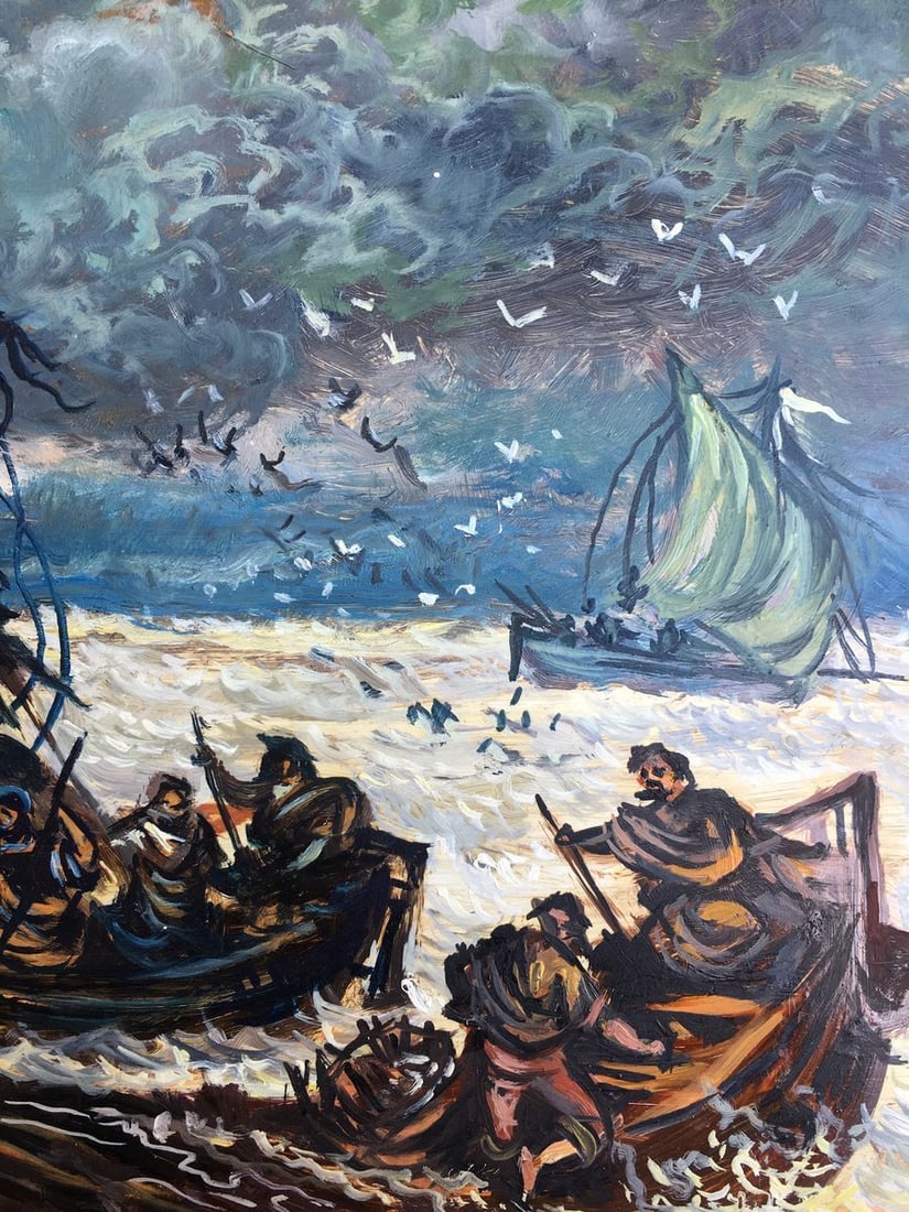 Oil painting Angels saviors Alexander Arkadievich Litvinov - 5