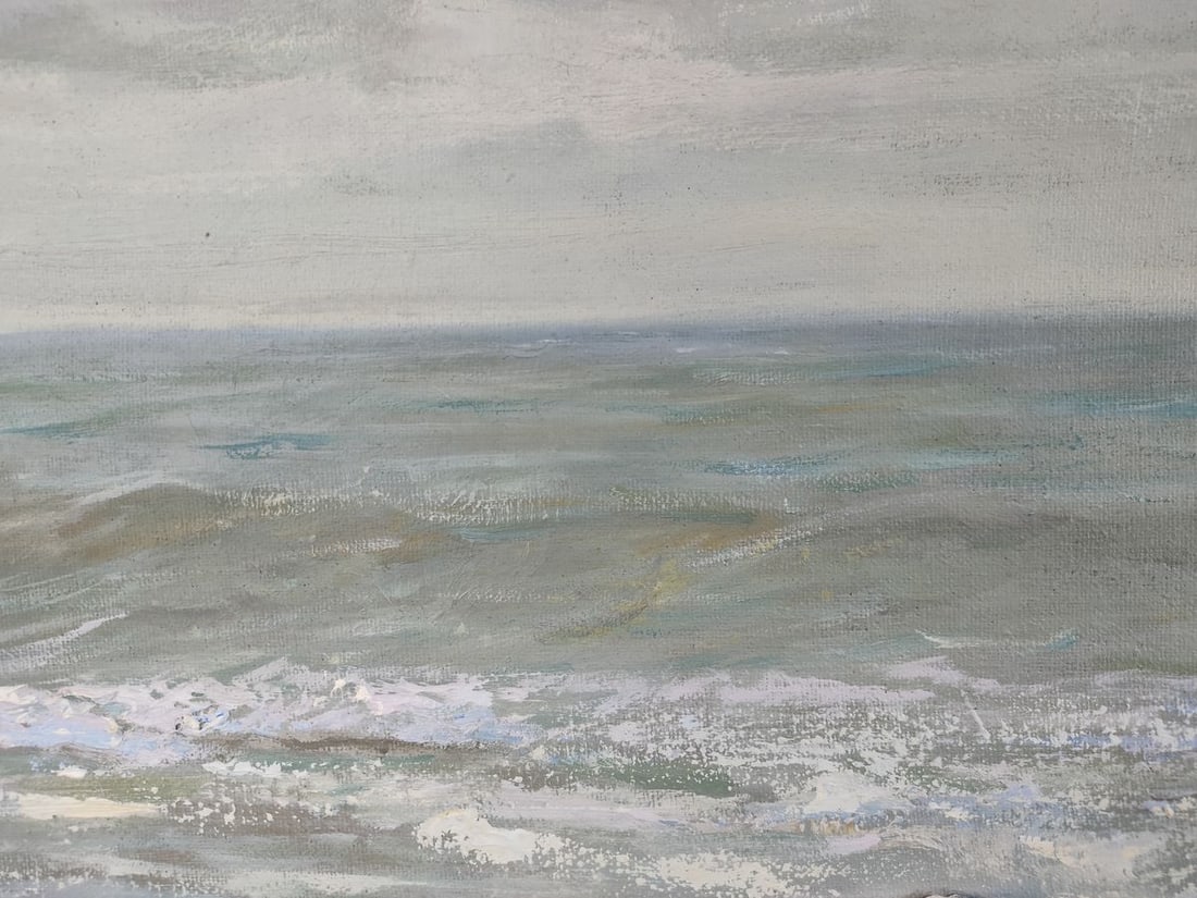 Oil painting Sea shore. Azure Mishurovsky V. V. - 8