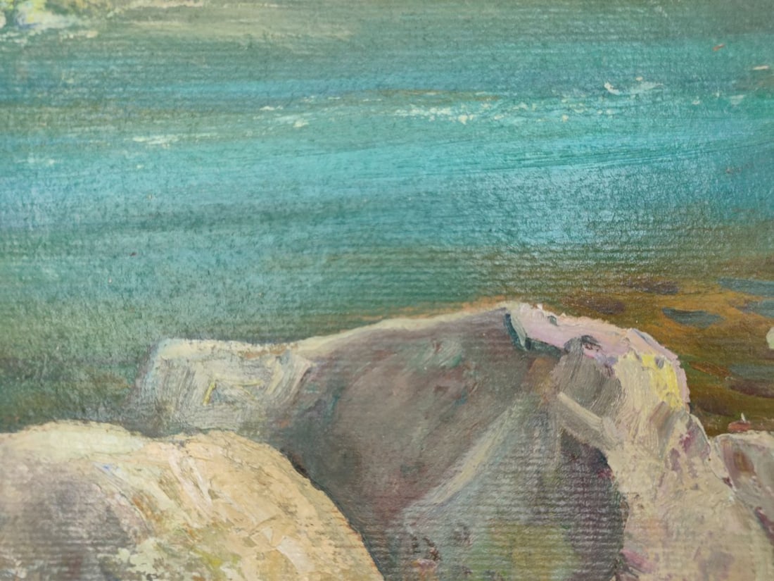 Oil painting Stones in the river Mishurovsky V. V. - 4