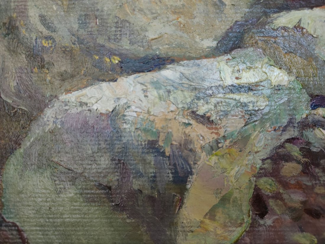 Oil painting Stones in the river Mishurovsky V. V. - 6