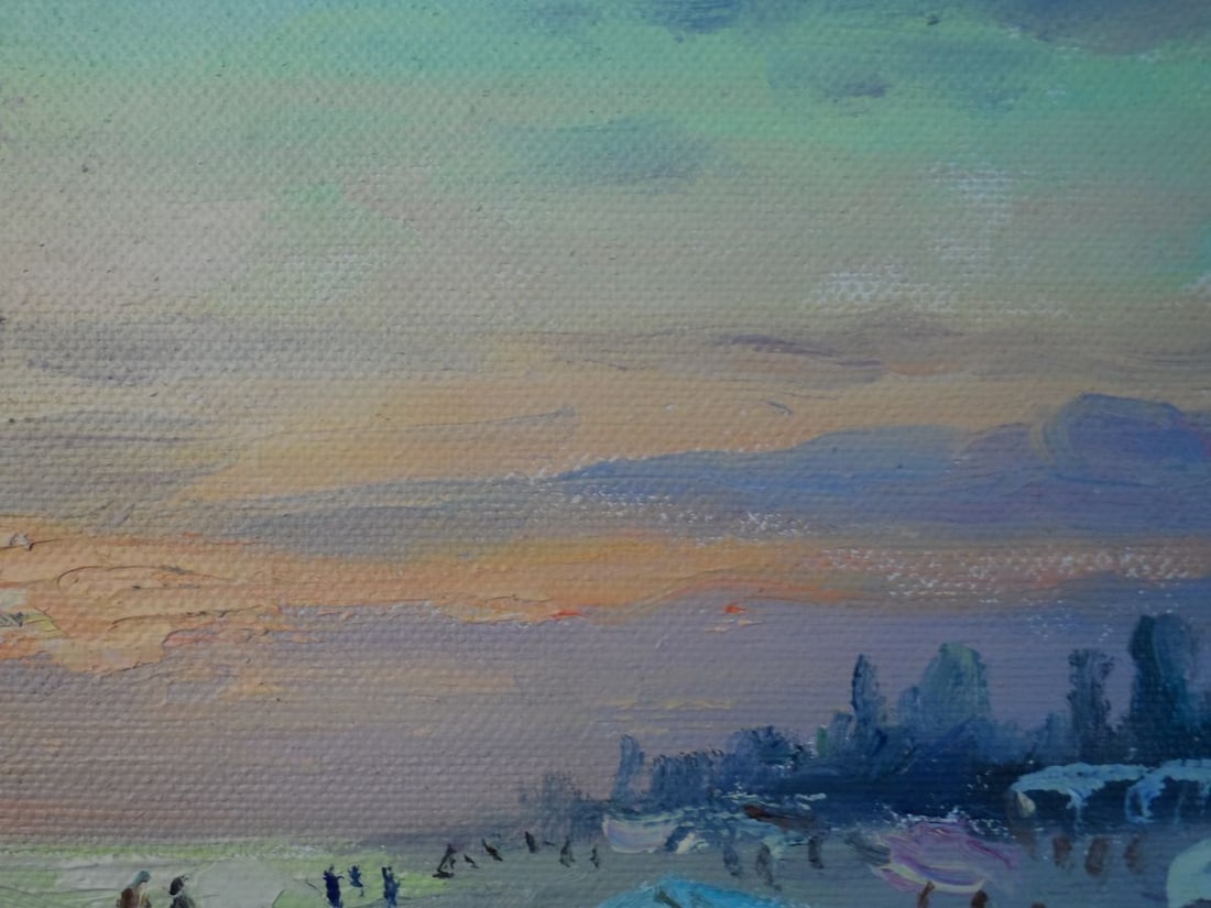 Oil painting Evening beach Mishurovsky V. V. - 3
