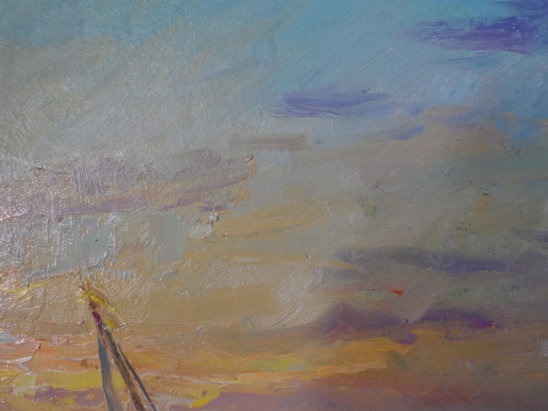 Oil painting Evening by the sea Mishurovsky V. V. - 6