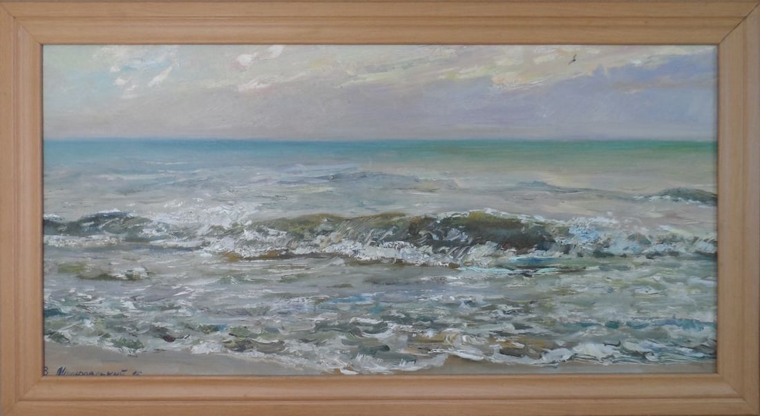 Oil painting Stormy evening Mishurovsky V. V. (1 of 9)