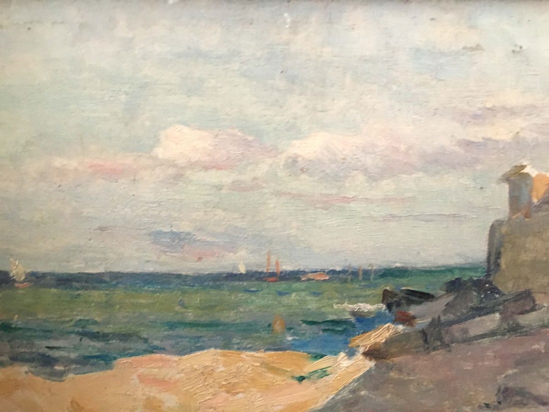 Oil painting Shore landscape Leonid Ovsiyovych Muchnyk - 5