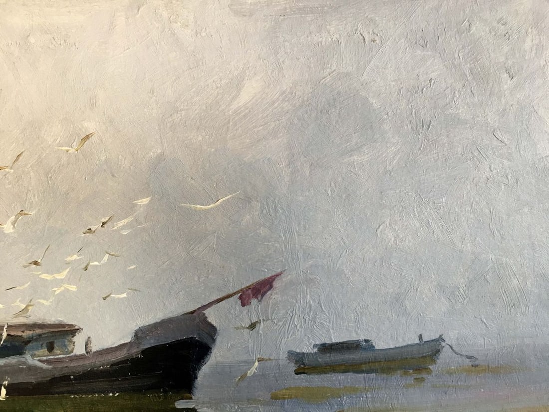 Oil painting Near the shore Yarovoy Stepan Kalinovich - 3