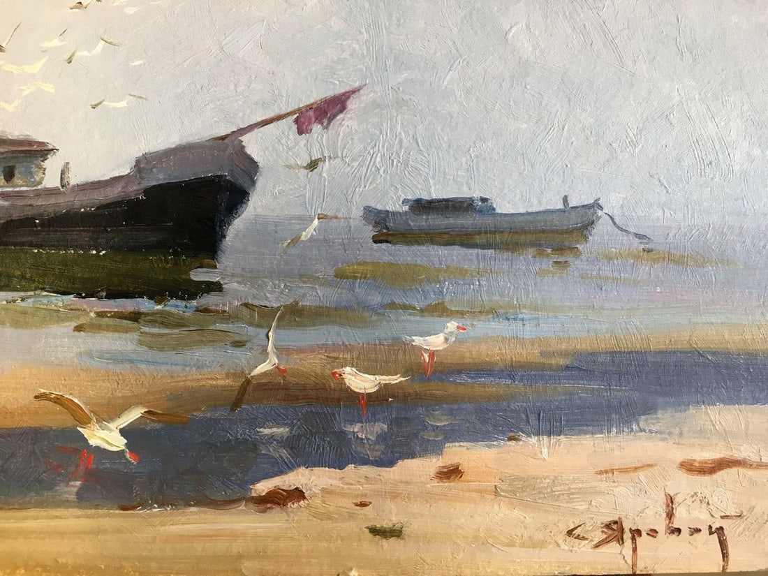 Oil painting Near the shore Yarovoy Stepan Kalinovich - 4