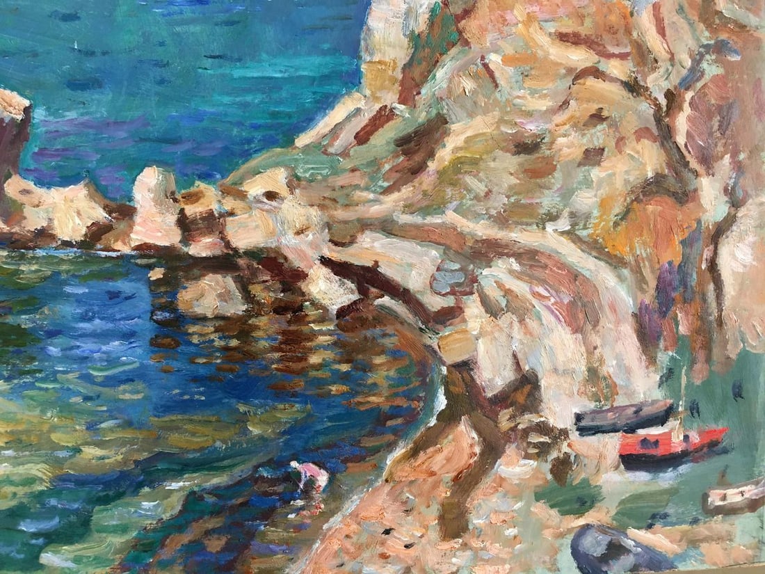 Oil painting Landscape with a lighthouse Konovalov V. Y. - 4
