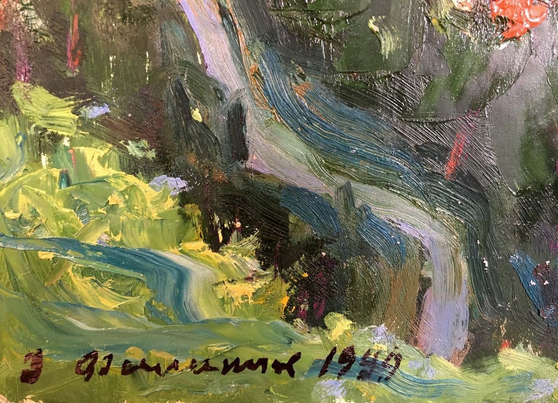 Oil painting Roofs Filippov Z. I. - 6
