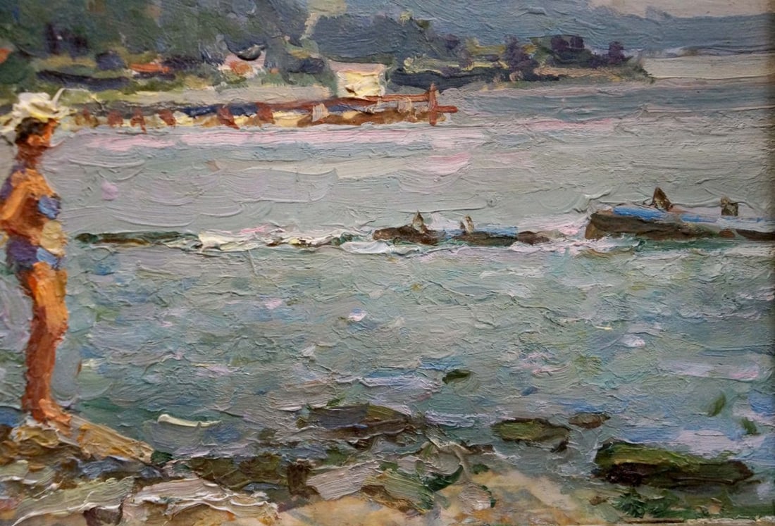 Oil painting Girl by the sea Korostelev Vladimir Alexandrovich - 6