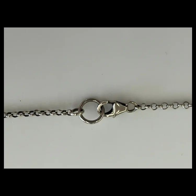Estate Artisan Handmade Sterling Silver Multi Media Pendant/ NecklaceSterling SilverWeighs 13.6 - 6