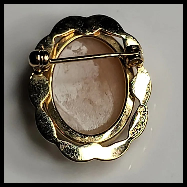 Vintage Cameo Pin/Pendant/Brooch Hallmarked 1/20-12k G.F. - 3
