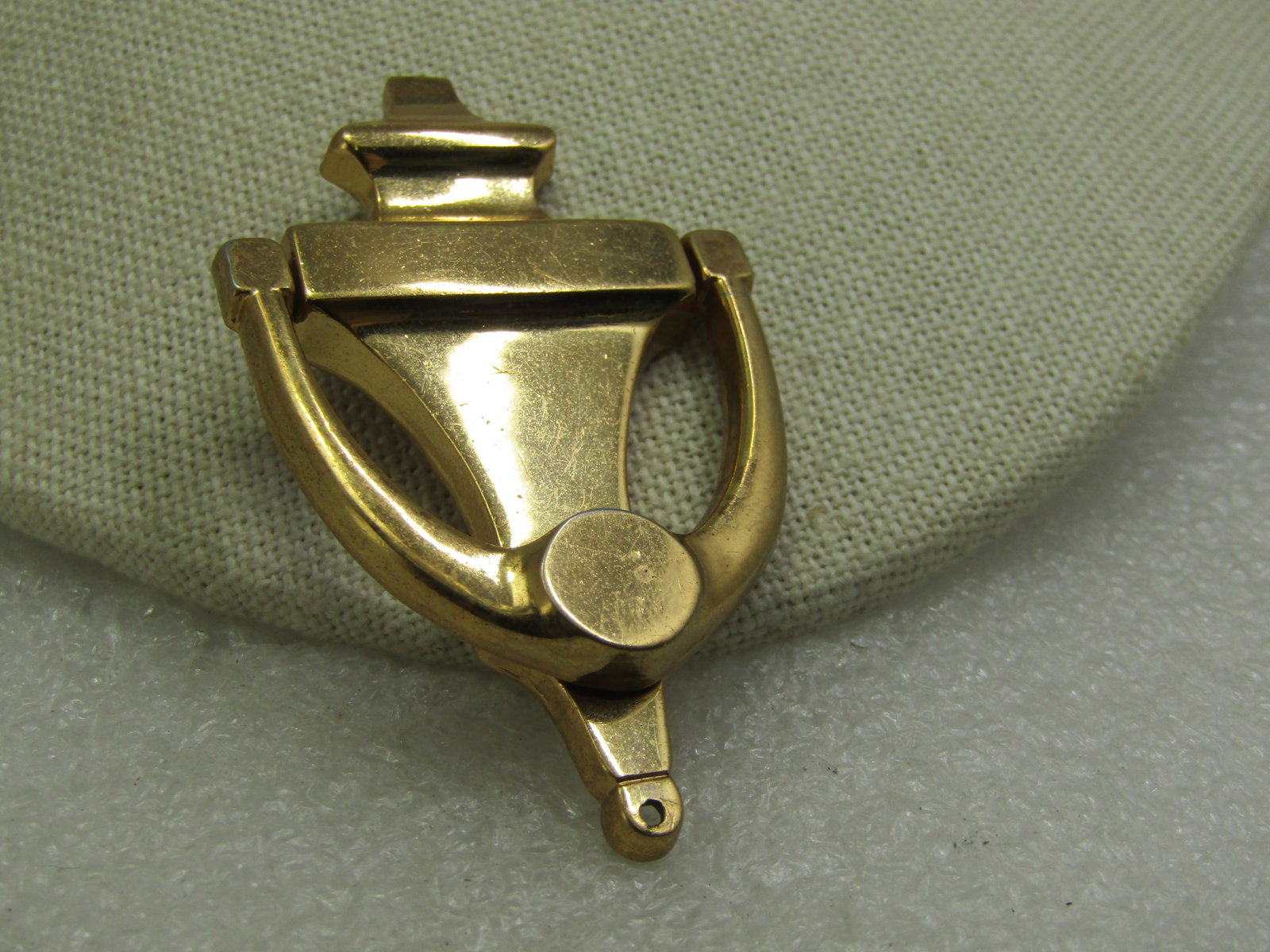 Vintage Door Knocker Brooch, Signed Coro, 1940's-1950's, 2.5" - 2