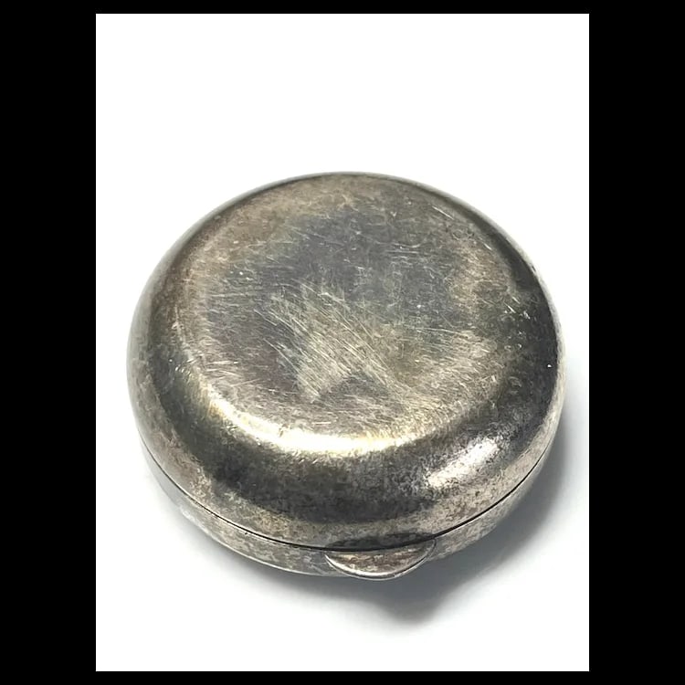 Vintage Sterling Silver Art Nouveau Pill Box/ Trinket Case - 6