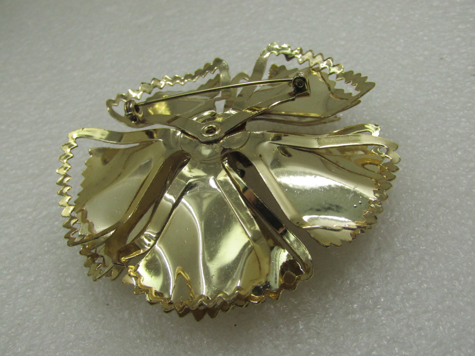 Vintage Tiered Large Blossom Brooch, 1960's, 2-7/8" - 5