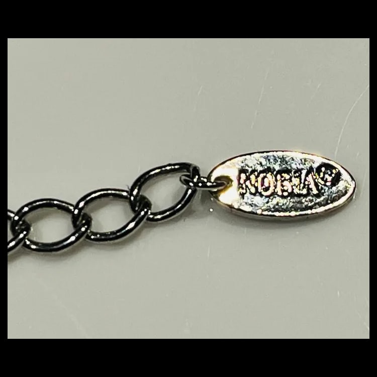 Estate NOBIA Statement Chain and Rhinestone Bib NecklaceMetal. RhinestonesWeighs 156 gramsMeasures - 5